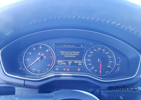 2017 Audi A4 Premium z USA, uszkodzony, nr VIN WAUGNAF49HN019237